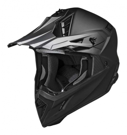iXS Motocross Helmet 189 1.0 black matt - Mat Zwart