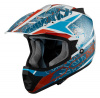 IXS iXS Kid's Motocross Helmet 278 KID 2.0, Wit-Blauw-Oranje (Afbeelding 2 van 5)