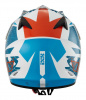 IXS iXS Kid's Motocross Helmet 278 KID 2.0, Wit-Blauw-Oranje (Afbeelding 4 van 5)