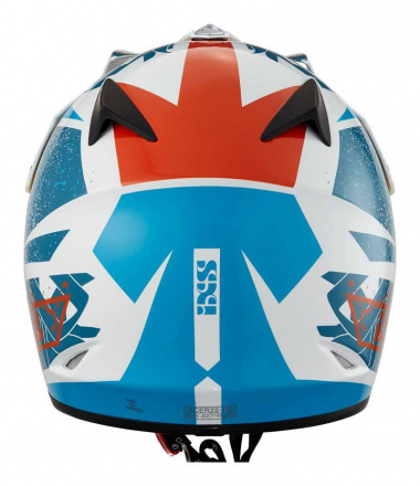 IXS iXS Kid's Motocross Helmet 278 KID 2.0, Wit-Blauw-Oranje (4 van 5)