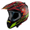 IXS iXS Kid's Motocross Helmet 278 KID 2.0, Rood-Zwart-Fluor (Afbeelding 3 van 5)