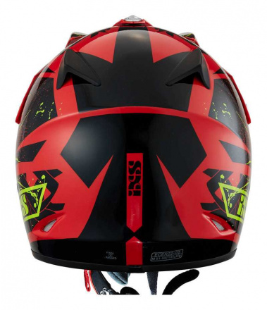 IXS iXS Kid's Motocross Helmet 278 KID 2.0, Rood-Zwart-Fluor (4 van 5)