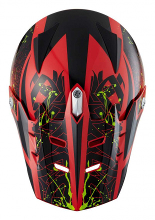 IXS iXS Kid's Motocross Helmet 278 KID 2.0, Rood-Zwart-Fluor (5 van 5)
