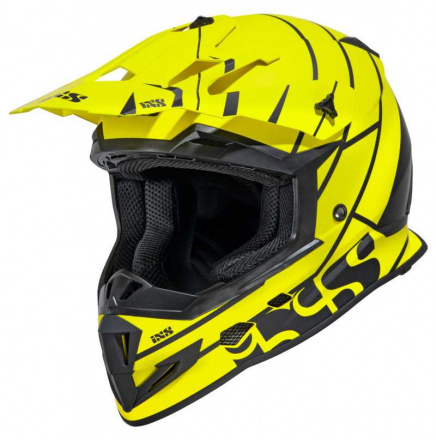iXS Motocross Helmet iXS361 2.2 - Geel-Zwart
