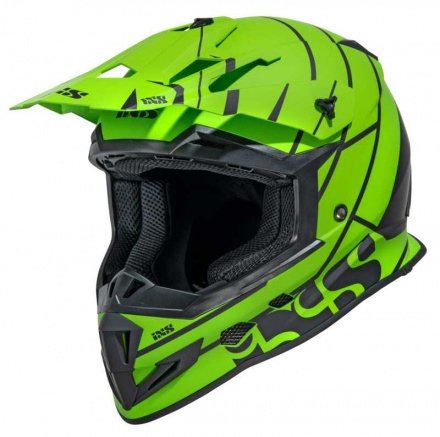 iXS Motocross Helmet iXS361 2.2 - Groen-Zwart