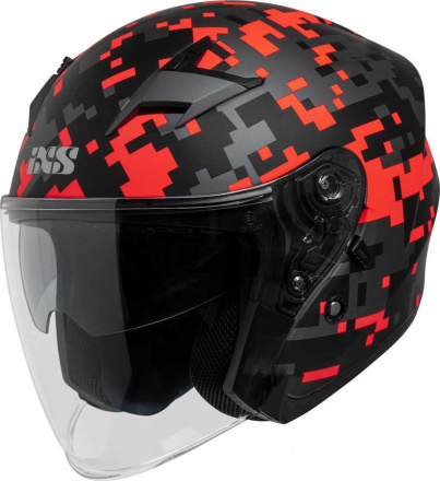 IXS iXS Jet helmet iXS99 2.0, Mat Zwart-Rood (1 van 1)