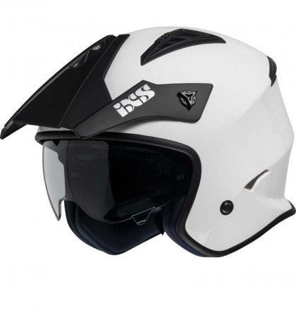 IXS iXS Jet helmet iXS114 3.0, Wit-Zwart (1 van 2)