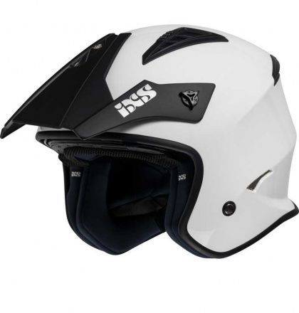 IXS iXS Jet helmet iXS114 3.0, Wit-Zwart (2 van 2)