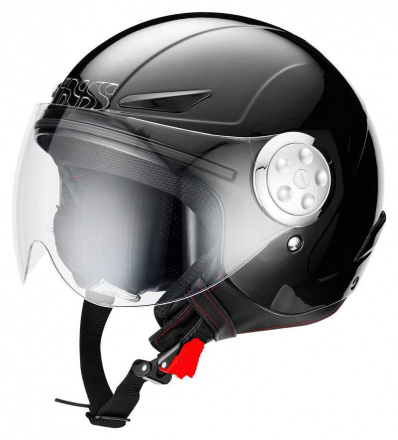 iXS Kid's Jet Helmet HX 109 Kid white 48 (X10008) - Zwart