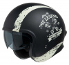 880 2.0 Motorhelm - Mat Zwart-Wit