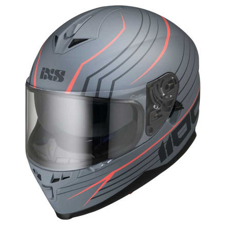 1100 2.1 Motorhelm - Grijs-Rood
