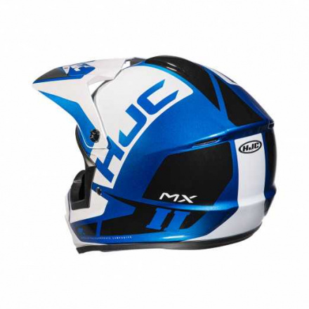 HJC Crosshelm , CS-MX II Creed, Wit-Blauw (2 van 2)