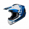 HJC Crosshelm , CS-MX II Creed, Wit-Blauw (Afbeelding 1 van 2)