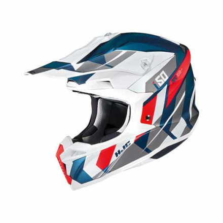 HJC Crosshelm , I50 Vanish, Blauw-Wit (1 van 3)