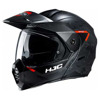 HJC Motorhelm , C80 Bult, Zwart-Rood (Afbeelding 1 van 2)