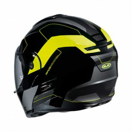 HJC Motorhelm , C80 Rox, Zwart-Geel (3 van 4)