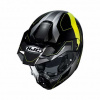 HJC Motorhelm , C80 Rox, Zwart-Geel (Afbeelding 4 van 4)