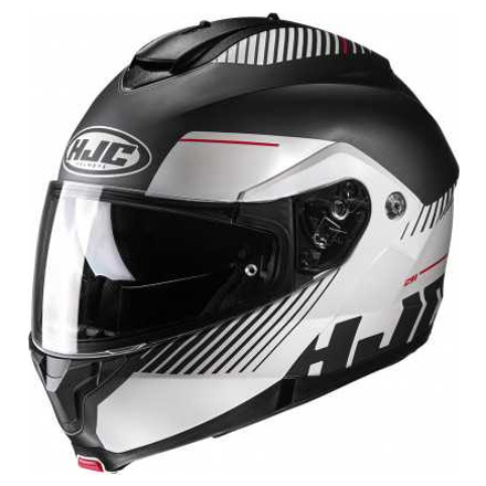 HJC Motorhelm , C91 Prod, Wit-Grijs (1 van 3)