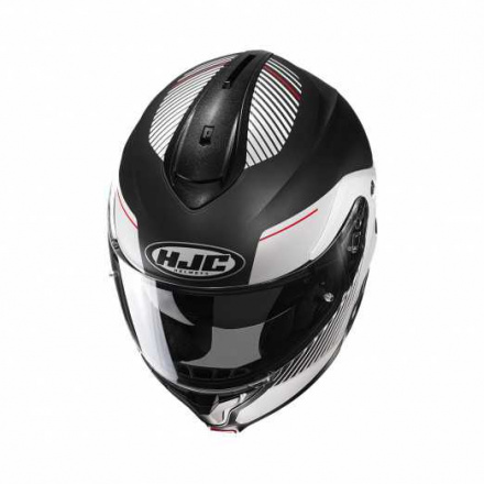 HJC Motorhelm , C91 Prod, Wit-Grijs (3 van 3)