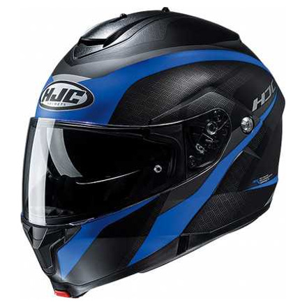 Motorhelm , C91 Taly - Blauw-Zwart