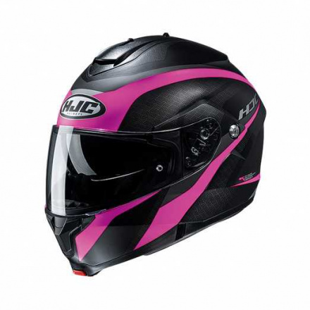 HJC Motorhelm , C91 Taly, Zwart-Roze (1 van 1)