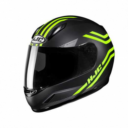 HJC Motorhelm , CL-Y Strix, Zwart-Geel (1 van 2)