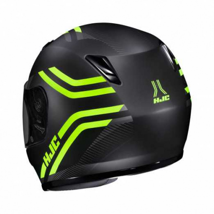 HJC Motorhelm , CL-Y Strix, Zwart-Geel (2 van 2)