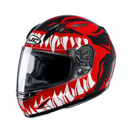 Motorhelm , CL-Y Zuky - Rood-Zwart