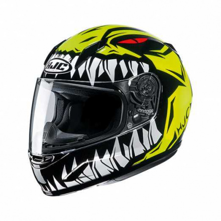 Motorhelm , CL-Y Zuky - Geel-Zwart