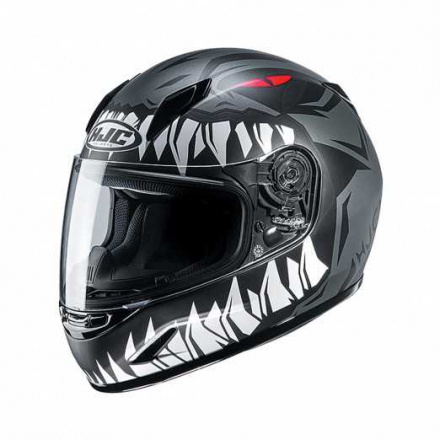 Motorhelm , CL-Y Zuky - Grijs-Zwart