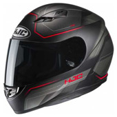 Motorhelm , CS-15 Inno - Zwart-Rood