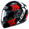 Motorhelm , CS-15 Martial - Zwart-Rood