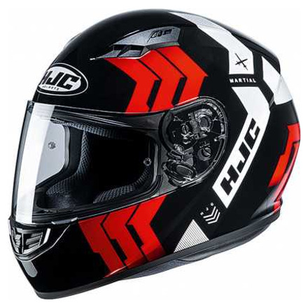 HJC Motorhelm , CS-15 Martial, Zwart-Rood (1 van 1)