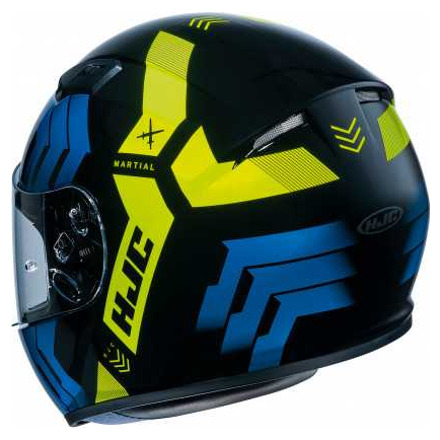 HJC Motorhelm , CS-15 Martial, Zwart-Blauw (2 van 3)