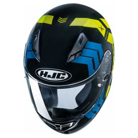 HJC Motorhelm , CS-15 Martial, Zwart-Blauw (3 van 3)