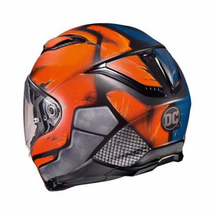 HJC Motorhelm , F70 Deathstroke DC Comics, Blauw-Oranje (3 van 4)