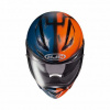 HJC Motorhelm , F70 Deathstroke DC Comics, Blauw-Oranje (Afbeelding 4 van 4)