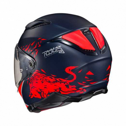 HJC Motorhelm , F70 Spielberg Red Bull Ring, Blauw-Oranje (2 van 3)