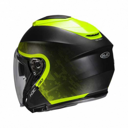 HJC Motorhelm , I30 Dexta, Zwart-Geel (2 van 2)