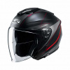 HJC Motorhelm , I30 Slight, Grijs-Rood (Afbeelding 1 van 3)