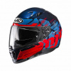 Motorhelm , I70 Alligon - Blauw-Rood