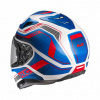 HJC Motorhelm , I70 Lonex, Blauw-Rood (Afbeelding 2 van 2)