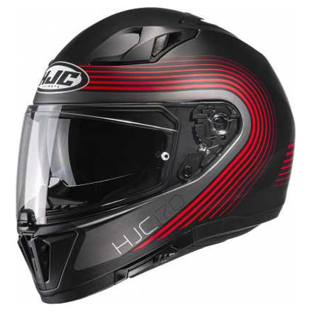 Motorhelm , I70 Surf - Zwart-Rood