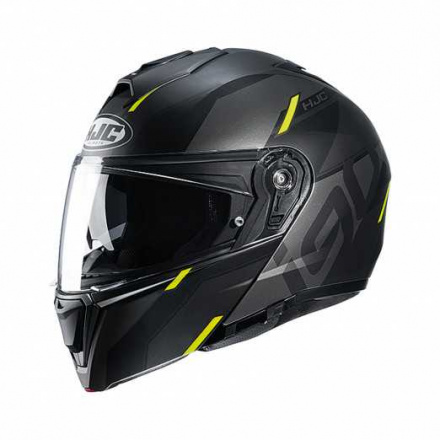 Motorhelm , I90 Aventa - Zwart-Geel