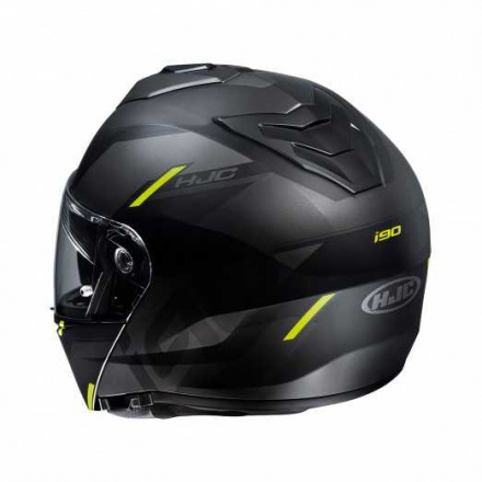 HJC Motorhelm , I90 Aventa, Zwart-Geel (2 van 3)