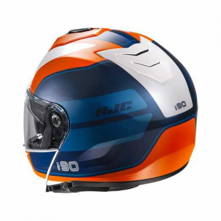 HJC Motorhelm , I90 Wasco, Blauw-Oranje (2 van 3)