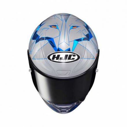 HJC Motorhelm , RPHA 1 Pol Espargaro Replica, Grijs-Blauw (3 van 3)