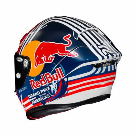 HJC RPHA 1 Red Bull Austin GP Integraalhelm, Wit-Blauw (3 van 4)