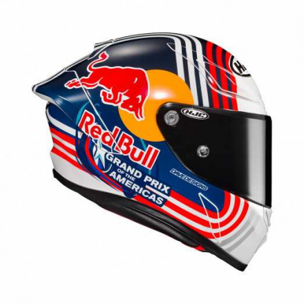 HJC RPHA 1 Red Bull Austin GP Integraalhelm, Wit-Blauw (2 van 4)