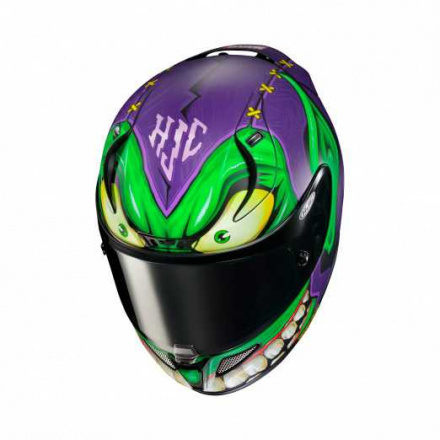 HJC Motorhelm , RPHA 11 Green Goblin Marvel, Groen (4 van 4)